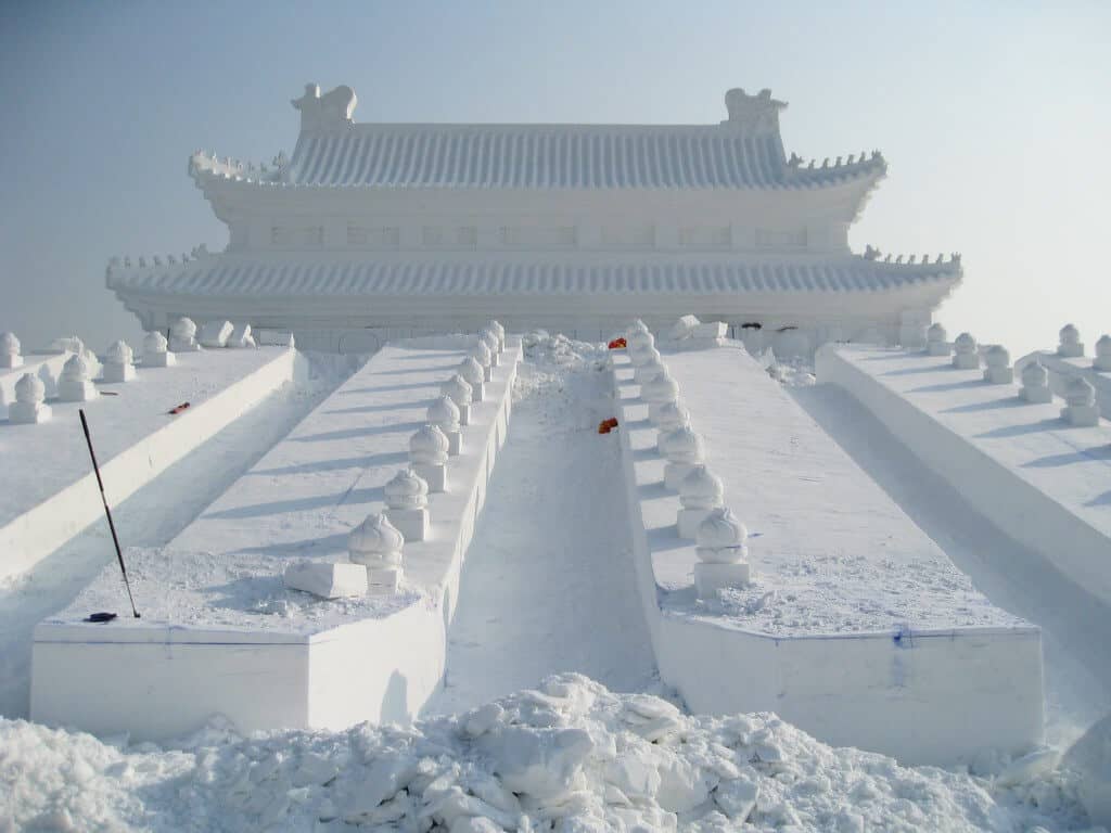 chinese festivals - Harbin Snow & Ice Festival