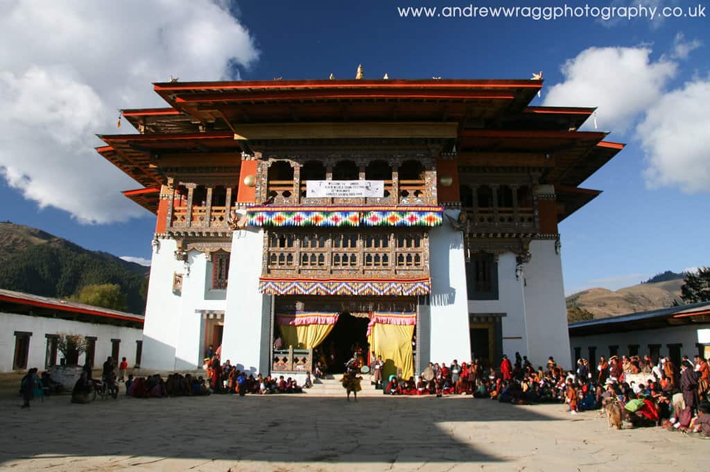 festivals of different countries -Gangtey Gompa - Bhutan