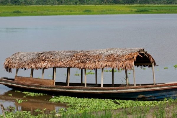 Fishing Boat in Amazon in Peru