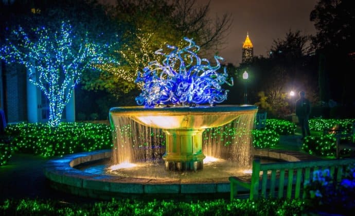Christmas Things To Do in Atlanta -Botanical Gardens - Best Places to Spend Christmas in the USA