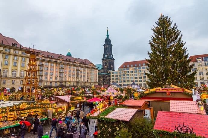 Best European cities for Christmas -Dresden Striezelmarkt in Germany