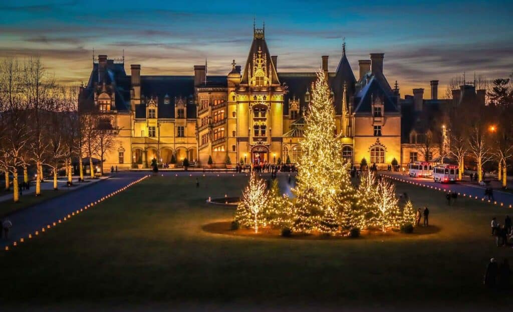 Best place to go for Christmas -Biltmore Estate Asheville NC