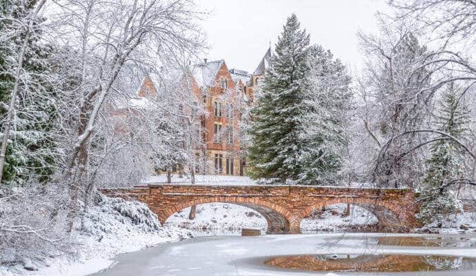 Christmas Boulder Colorado - Best Places to Spend Christmas in the USA