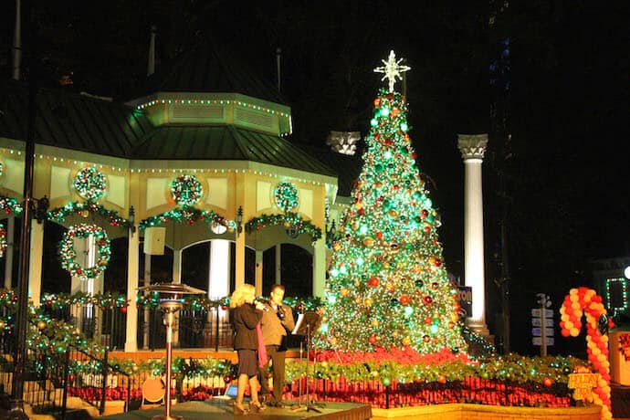 Christmas Lights in Atlanta- Six Flags
