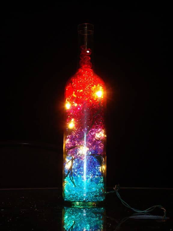 Wine Bottle Crafts for Christmas