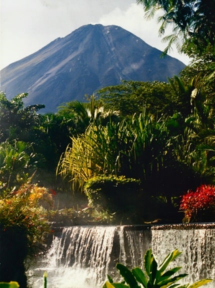 Arenal Volcano, as Seen From Tabacon Hot Springs
