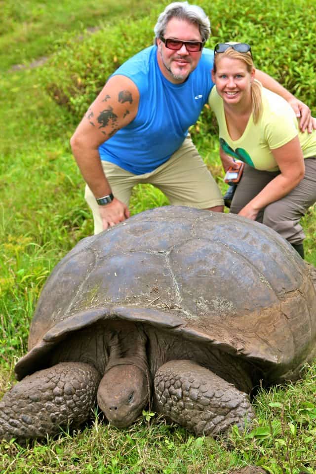 Bret Love and Mary Gabbett in Galapagos Islands
