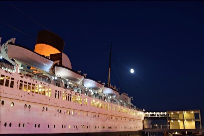 Most Unique Hotels in California that are haunted -The Queen Mary