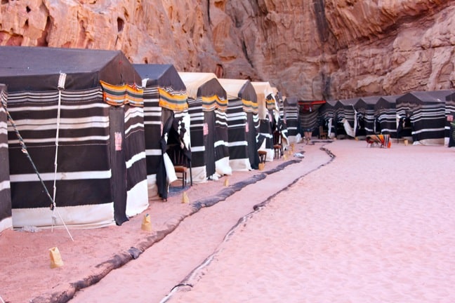 Captain's Camp in Wadi Rum, Jordan
