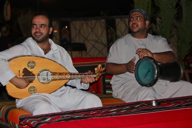 Arabic Musicians Perform at Captain's Camp, Wadi Rum