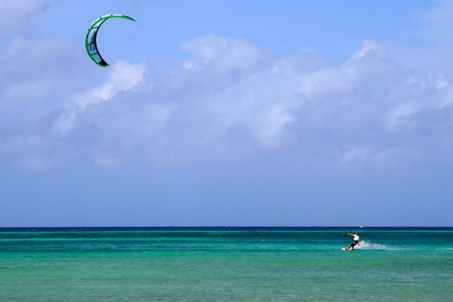 Kitesurfing, one of the Top 20 Things to Do in Aruba