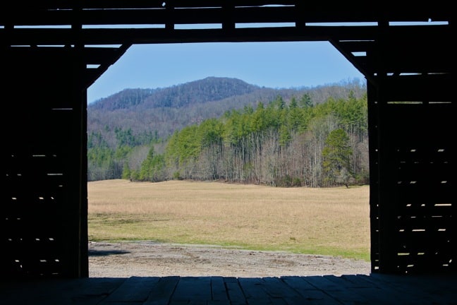 Barn in Cataloochee Valley, Great Smoky Mountains National Park