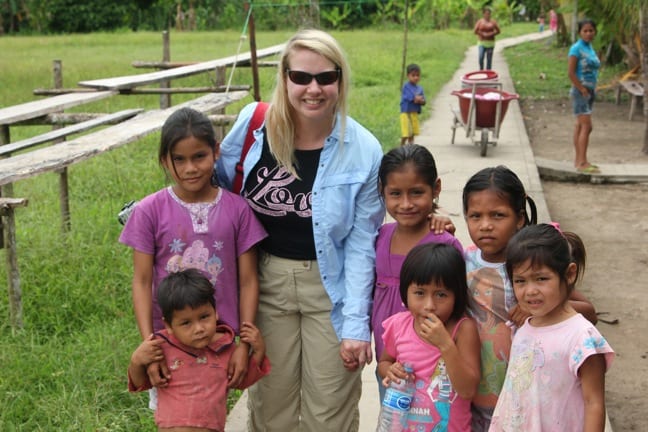 Mary Gabbett of Green Global Travel in the Peruvian Amazon