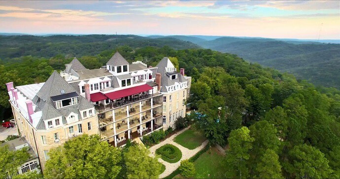 Most Haunted Places in Arkansas - Crescent Hotel