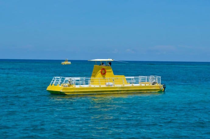 MUSA Cancun Underwater Museum by Glass boat