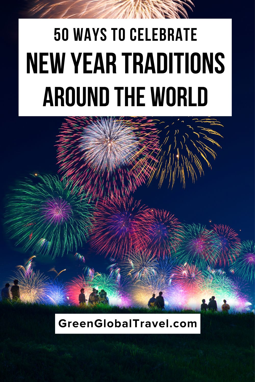 50 Ways to Celebrate New Year Traditions Around the World including New Year's Eve Food Traditions, New Year's Good Luck Traditions, New Year's Festivals, How to celebrate the New Year at Home, New Year's Clothing, New Year's Eve Traditions Around the World and more! new year wishes | new year's day food | new years eve food traditions | new year's eve traditions | new year good luck traditions | new year's food traditions around the world | new year customs | new years superstition