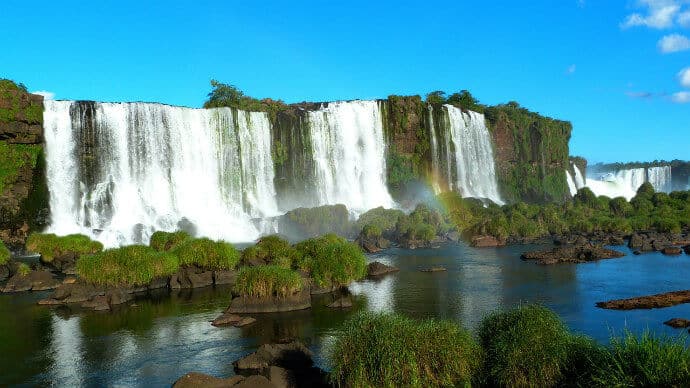 Sixth biggest waterfall in the world - Iguazu Falls, Brazil