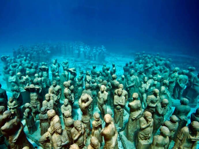 Snorkel Cancun Underwater Museum with Aquaworld
