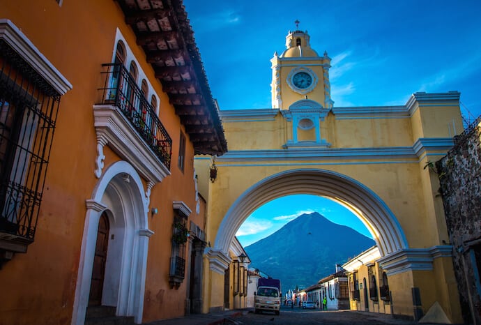 Arco de Santa Catalina in Antigua Guatemala - best places to visit Latin America