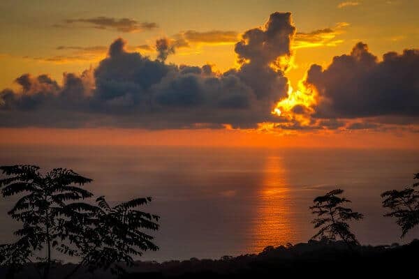 Sunset in Corcovado National Park