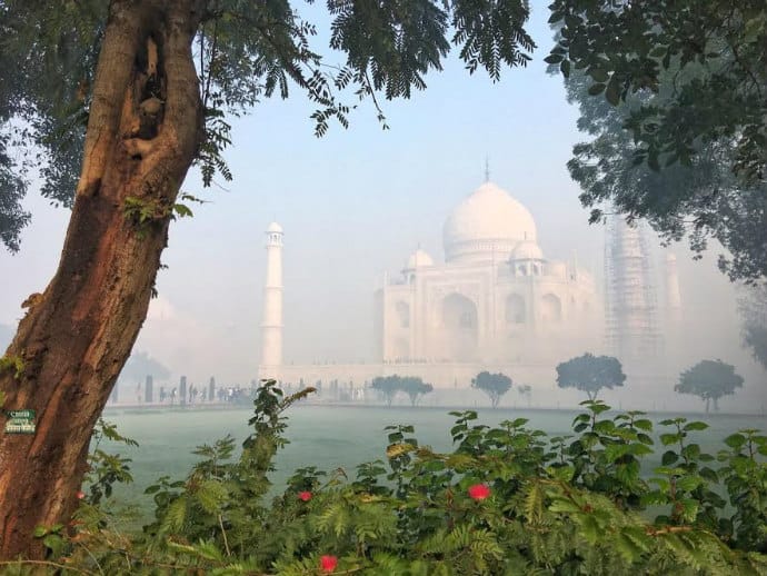 Over tourism at the Taj Mahal