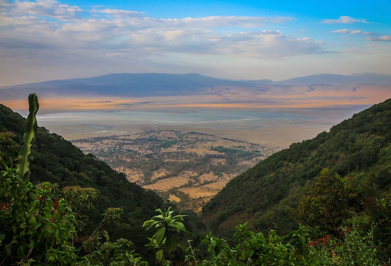 Sunset on Ngorongoro Crater, Tanzania