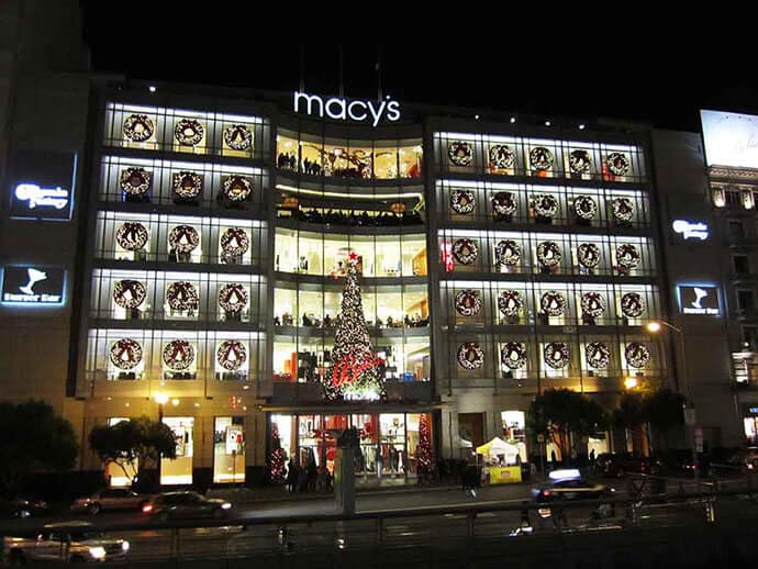 San Francisco, Macy's Union Square by Constance - - Best places to spend Christmas in the USA