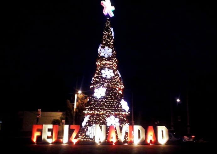 Christmas tree in Mexico