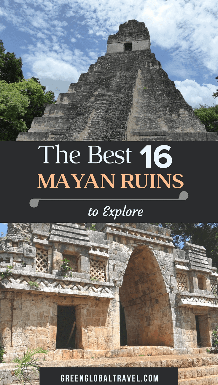 The ancient Mayan sites of Belize, Guatemala, Honduras, and Mexico span more than 2,500 years of Mesoamerican history. Check out our picks for the 16 Best Mayan Ruins to Explore, including Actun Tunichil Muknal, Bonampak, Caracal, Chichen Itza, Cobá, Copán, Palenque, Tikal, Tulum, Uxmal, Xunantunich, and more. via @greenglobaltrvl