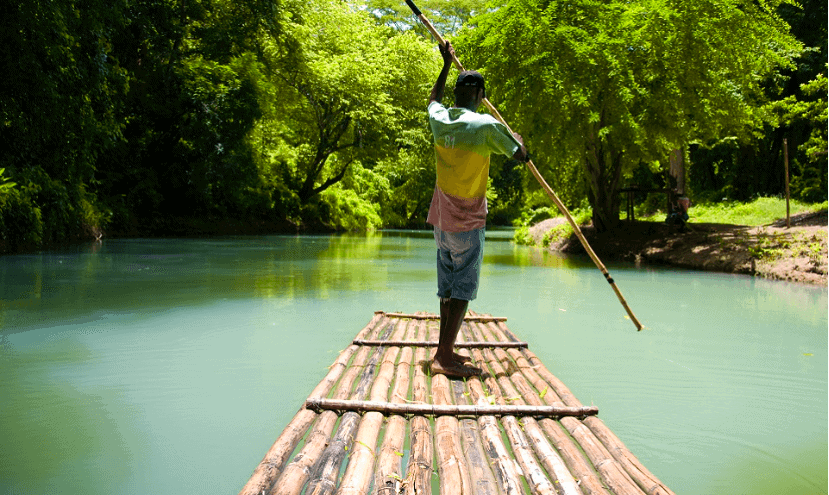 Things to Do in Jamaica: rafting Martha Brae River